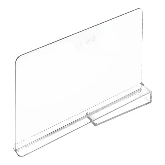 Transparentní rozdělovač polic iDesign