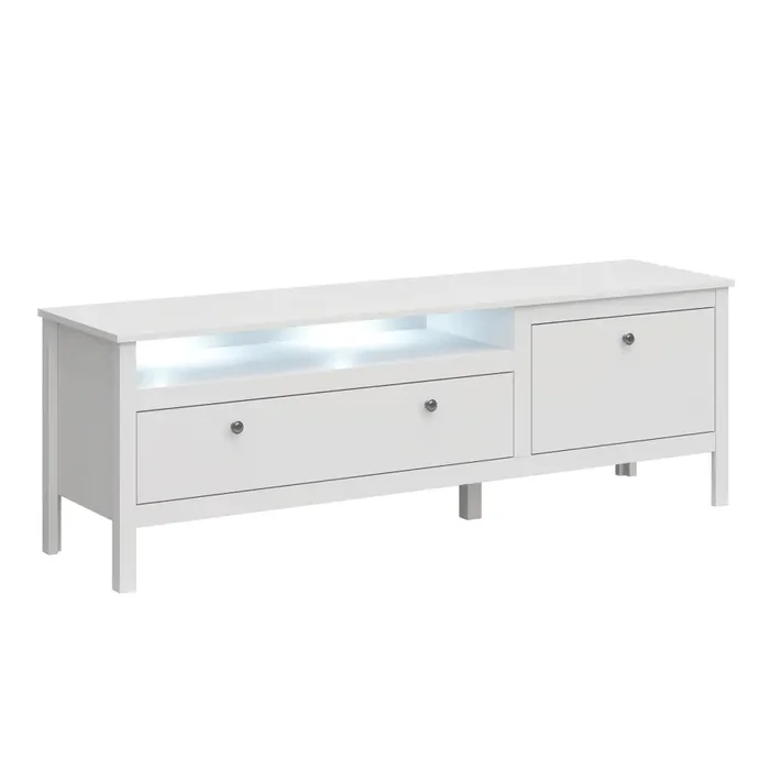 TV stolek OLJE 1S1K, 160 cm, bílý