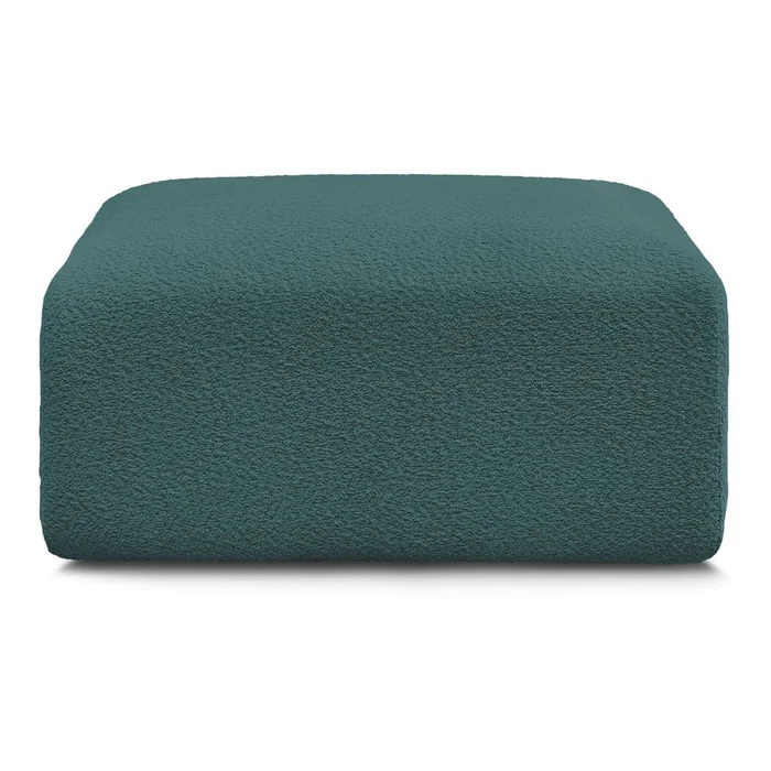 Tyrkysová bouclé podnožka Tina od Bobochic Paris