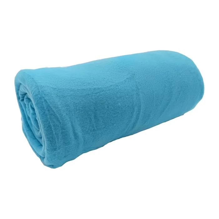 Tyrkysová fleece deka 150x200 cm