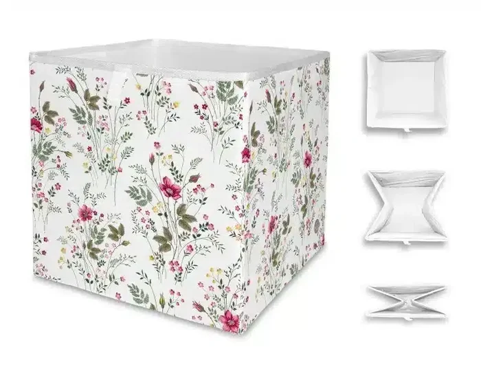 Úložná krabice Wildflowers 32×32 cm