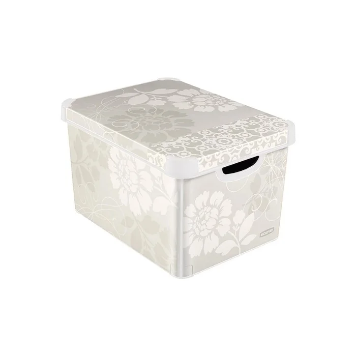 Úložný box Curver Romance 22 l šedý