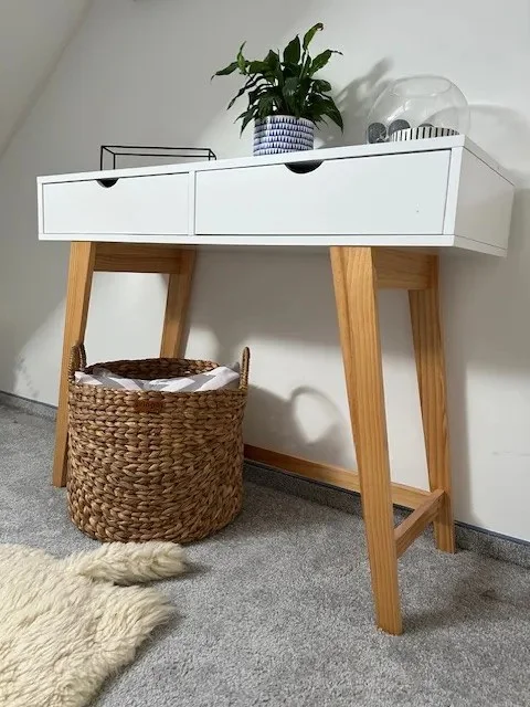 Úložný koš z vodního hyacintu 50 cm