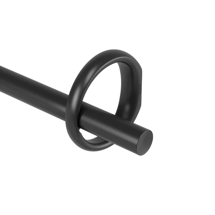 Umbra Ringlet Garnýž 107–305 cm, černá
