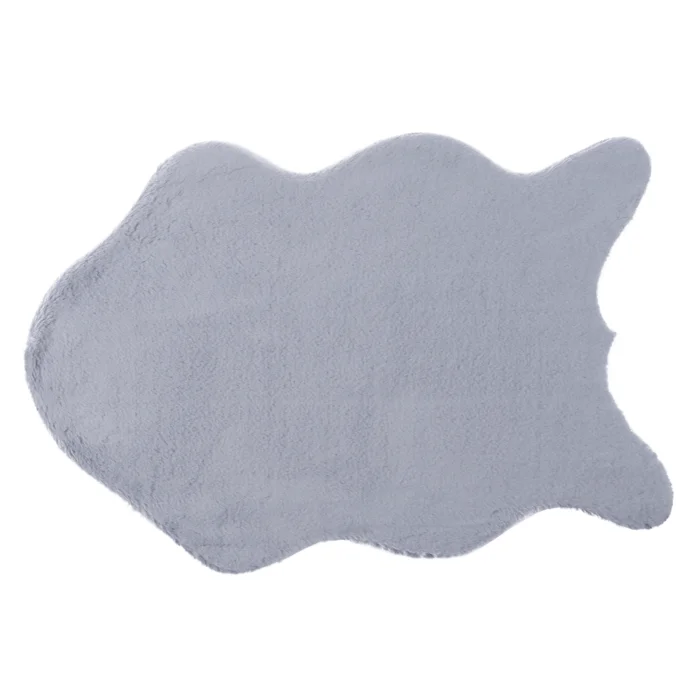 Umělá kožešina RABIT NEW TYP 9 – světlešedá, 60×90 cm