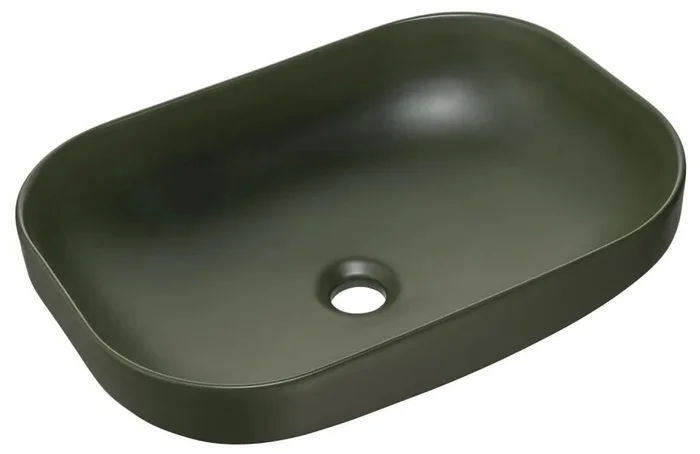Umyvadlo NELI 50 cm keramické matná zelená