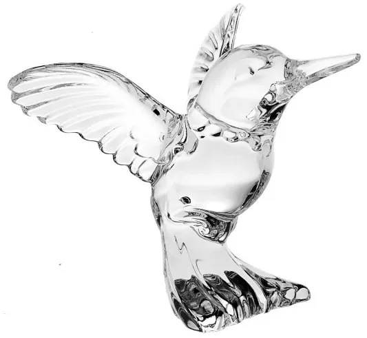 Unikátní křišťálová soška kolibříka Bohemia Crystal