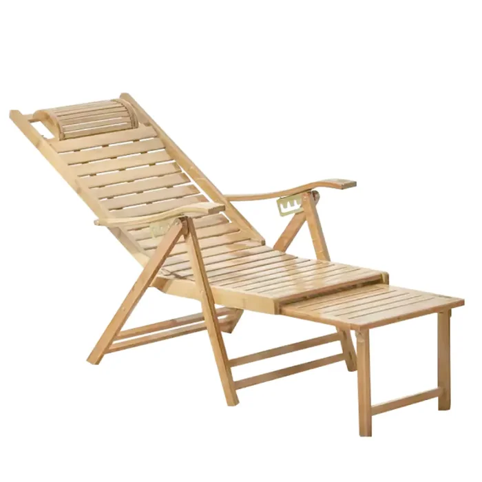 URSEL – zahradní polohovací křeslo z bambusu