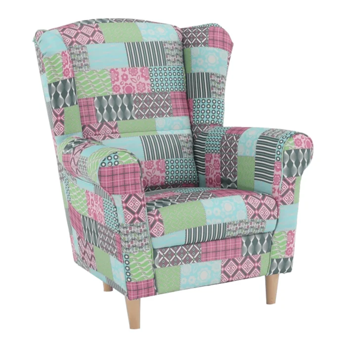 Ušák Charlot s patchwork potahem
