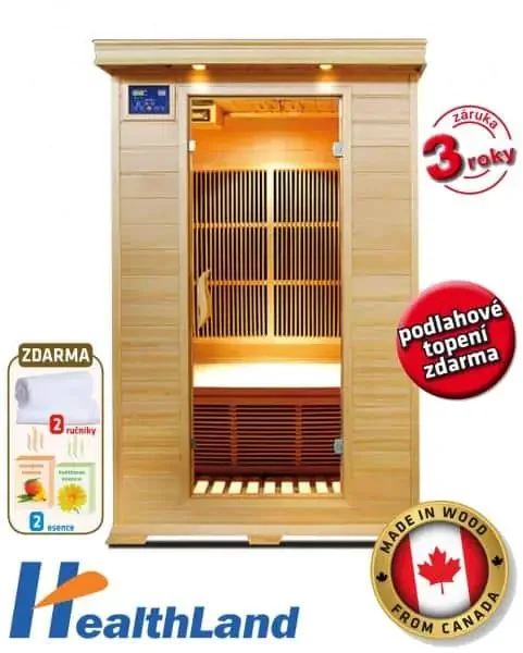 V-Garden DeLuxe 2002 Carbon – infrasauna pro 2 osoby