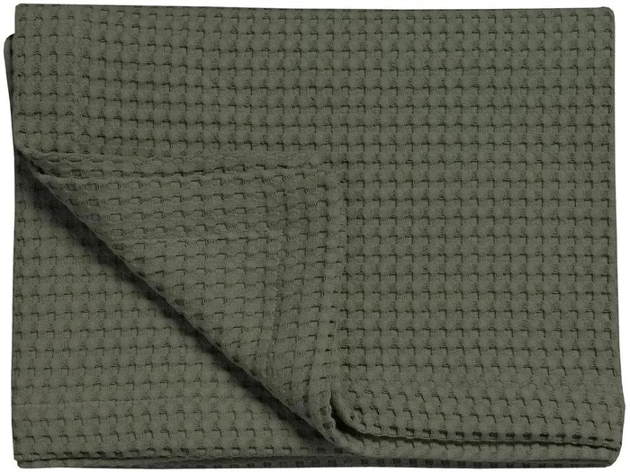 Vandyck Přehoz na postel Piqué waffle Earth green 160x250 cm