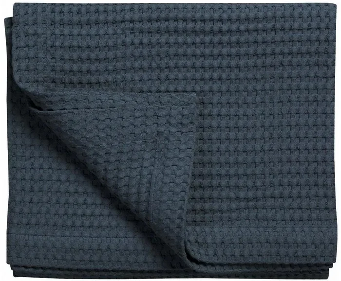 Vandyck Příjemný bavlněný přehoz Home Piqué waffle Nightblue 160x250 cm