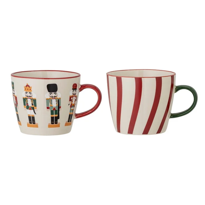 Vánoční hrnky na cappuccino, sada 2 ks, 300 ml