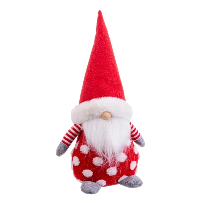 Vánoční látkový skřítek Santa Claus