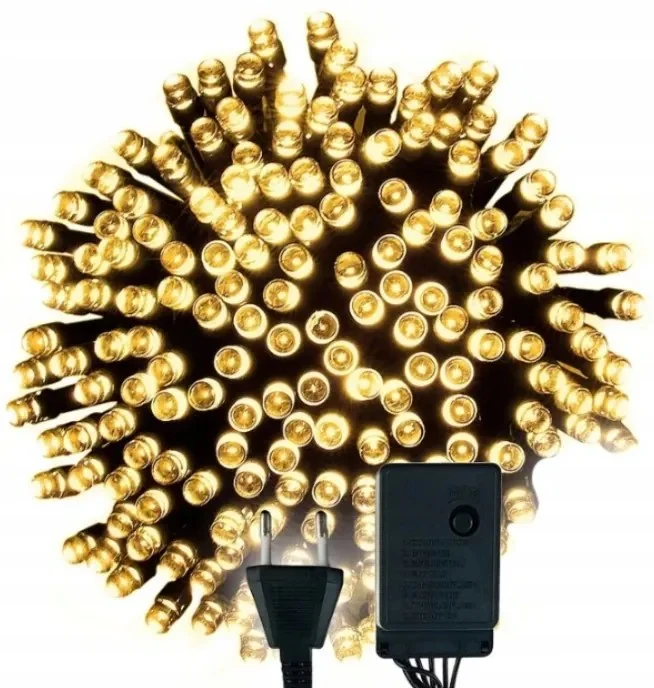 Vánoční LED řetěz 180 LED teplá bílá 18m