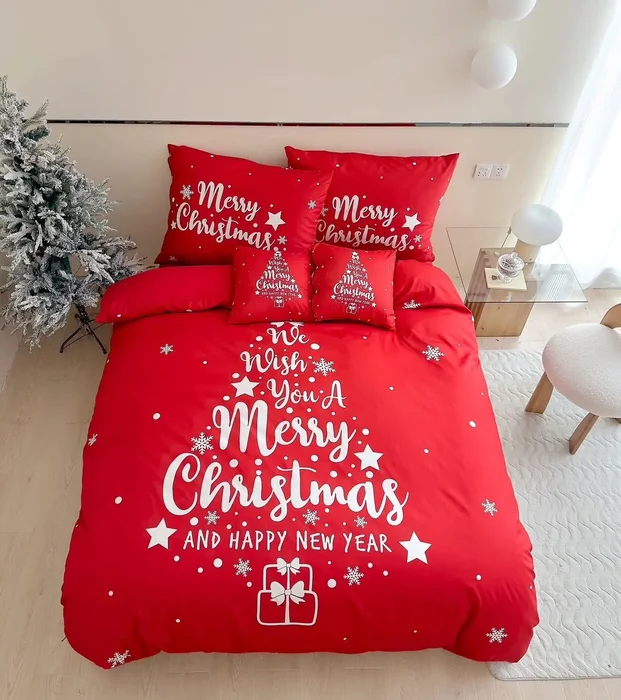 Vánoční povlečení Christmas Trees 3dílné sada