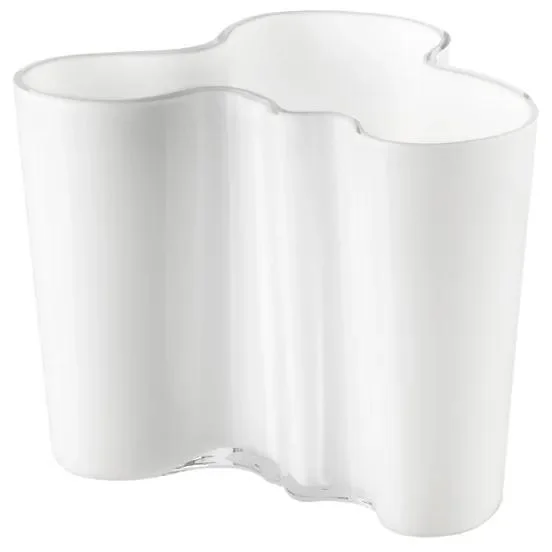 Váza Alvar Aalto 12 cm, bílá