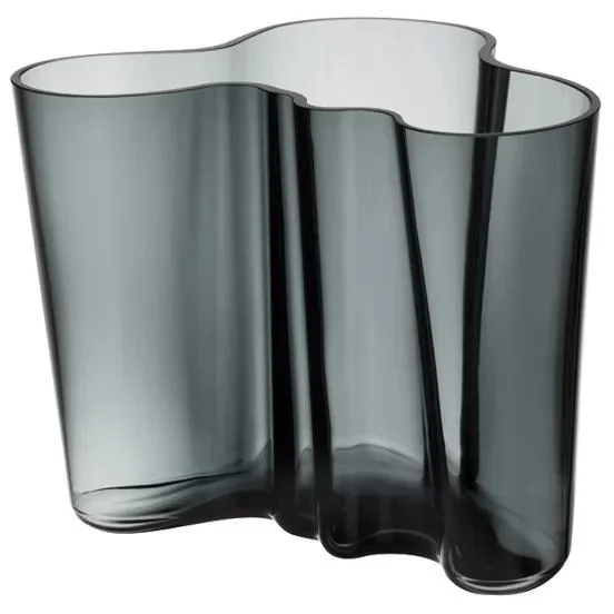 Váza Alvar Aalto 16 cm šedá