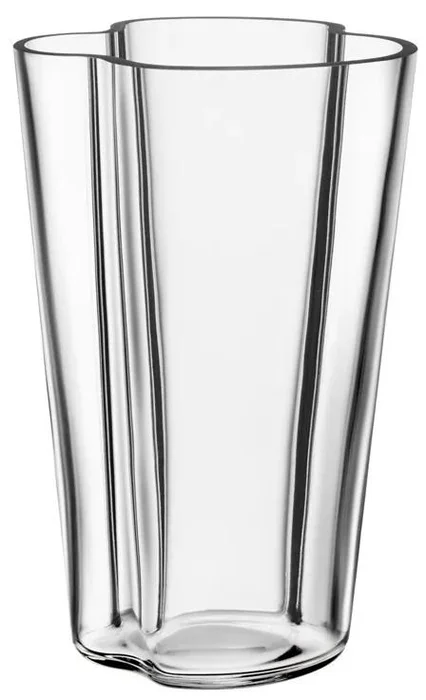 Váza Alvar Aalto 22 cm, transparentní sklo