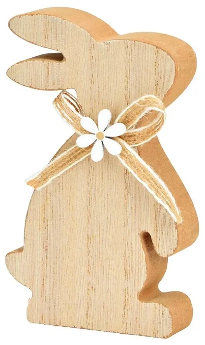 Velikonoční Dřevěný Zajíc BUNNY 12 cm