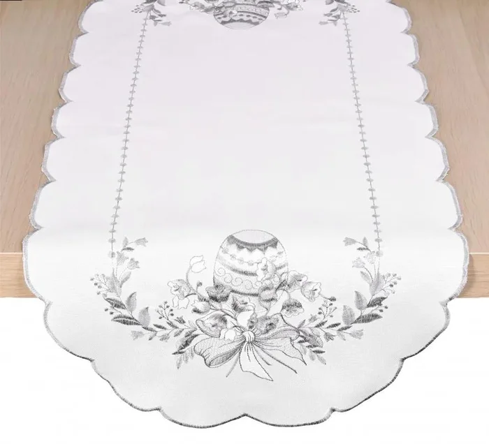 Velikonoční oválný ubrus vajíčko 40x140 cm