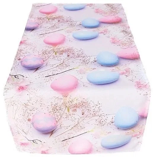 Velikonoční ubrus Veselá Velikonoce 40x90 cm