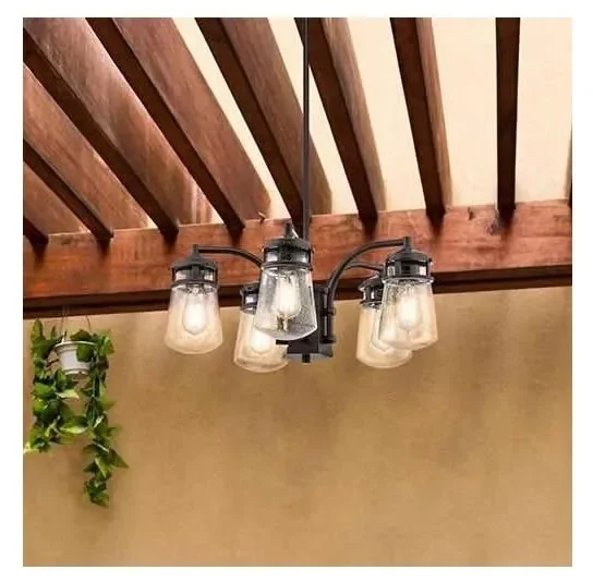 Venkovní lustr LYNDON 5xE27, IP44, Elstead