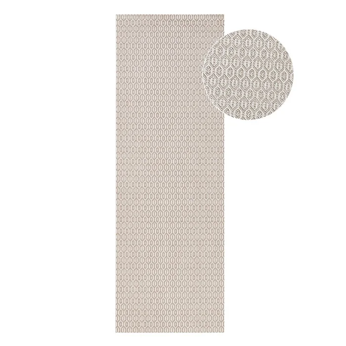 Venkovní šedý koberec NORTHRUGS Coin 80x200 cm