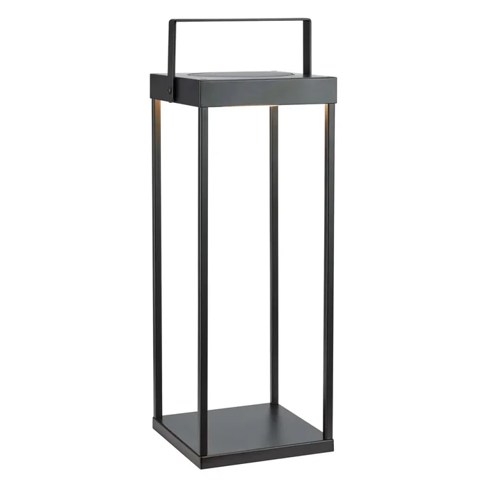 Venkovní solární LED lucerna s USB napájením 53 cm
