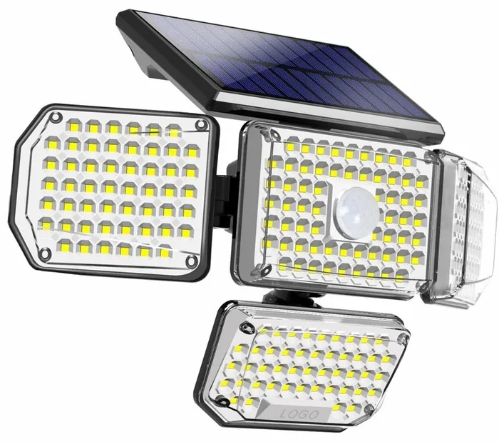 Venkovní solární LED reflektor IMMAX CLOVER s PIR čidlem a více režimy