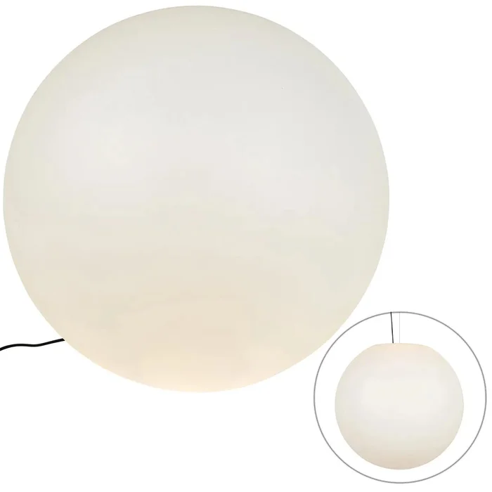 Venkovní stojací LED lampa Nura bílé barvy