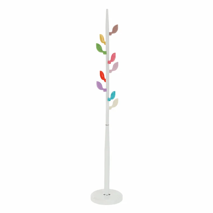 Věšák FLOVER bílý, výška 171 cm