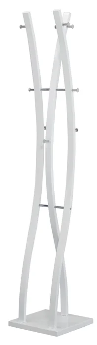 Věšák RASALAS, bílý, výška 179 cm