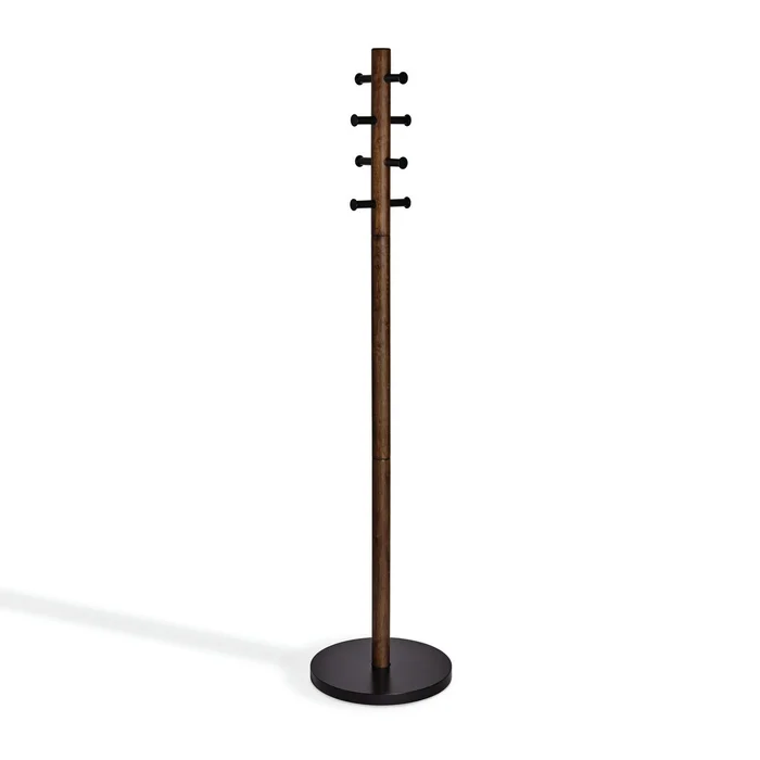 Věšák Umbra Pillar – černý/ořechový