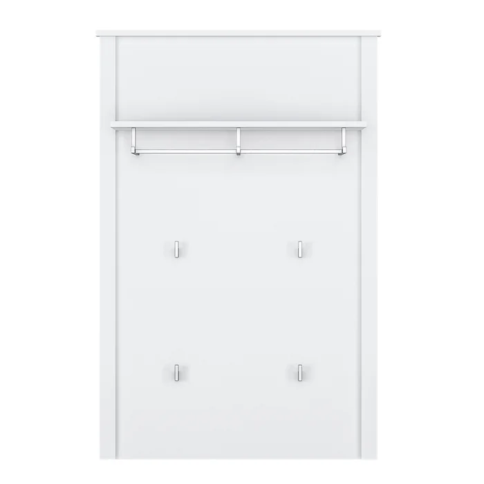 Věšákový panel Glomerata – bílá