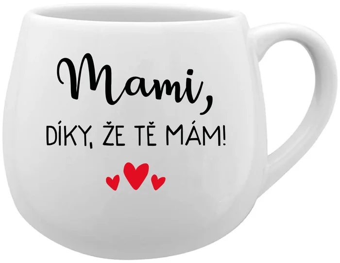 Veselý keramický hrnek Mami, díky, že tě mám! 300 ml