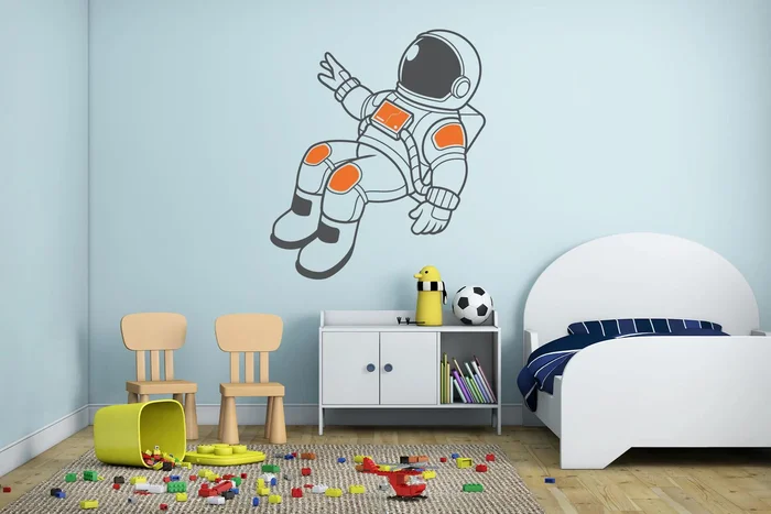 Vesmírná Samolepka Astronaut 55x85 cm