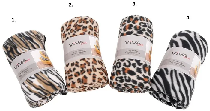 Vesna fleece deka Afrika 130x170 cm