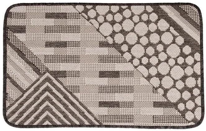Vesna Flex Béžovo-Tmavě Hnědá Rohožka 50x80 cm