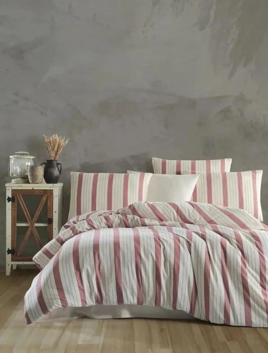 Vesna Povlečení PURE NATURAL PINK 140x220 cm