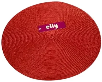 Vesna Prostírání ELLY kulaté 35 cm Bordó