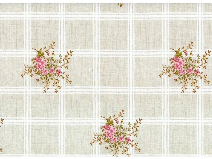 Vesna PVC Ubrusovina s Květinovým Motivem 140 cm