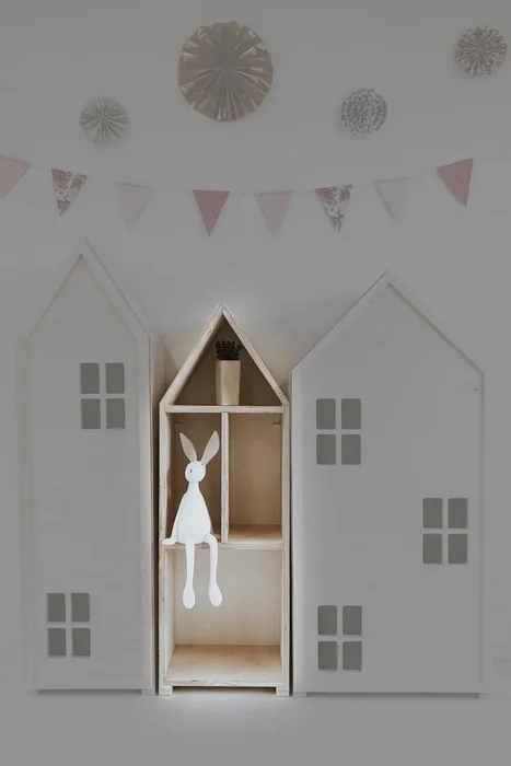 Vingo Dětský policový regál, přírodní, 120 cm