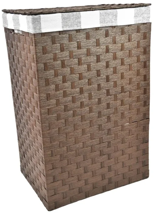 Vingo Koš na prádlo hnědý 36x26x58 cm