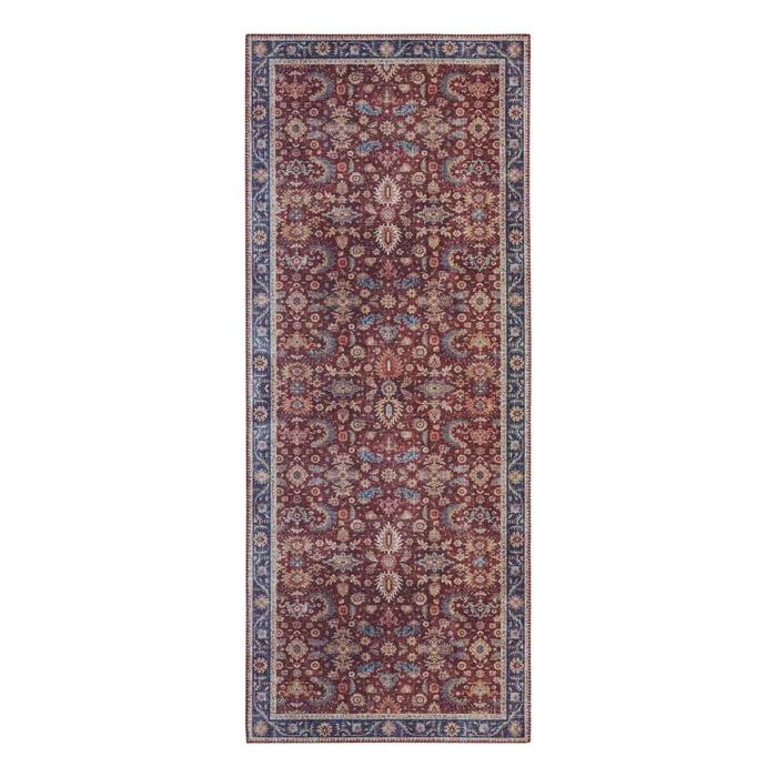 Vínově červený běhoun Nouristan Vivana 80x200 cm