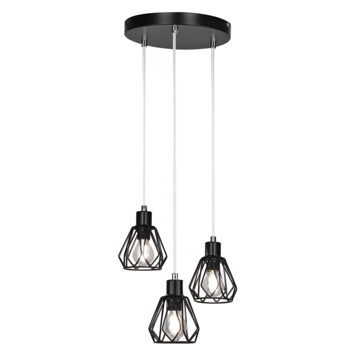 Visací lampa OKIRA Typ 1 – černá, kov