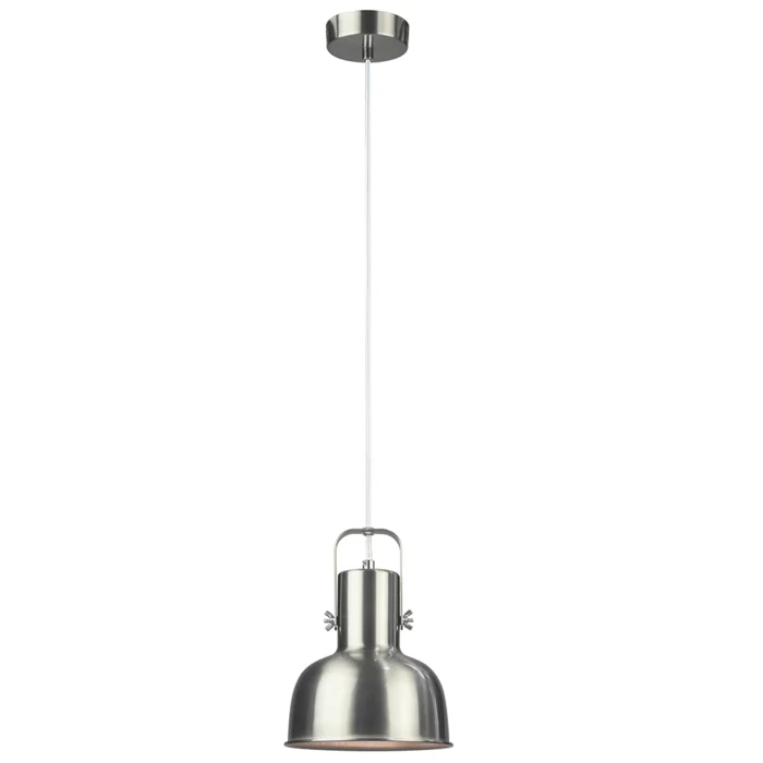 Visící lampa AVIER TYP 3 – kov, matný nikl