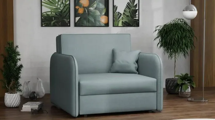 Vivian Loft 237 světle zelená Rozkládací křeslo