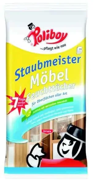 Vlhčené utěrky na nábytek Poliboy Staubmeister