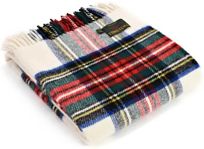 Vlněná deka Tartan Dress Stewart 183x150 cm